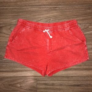 Red Aerie shorts